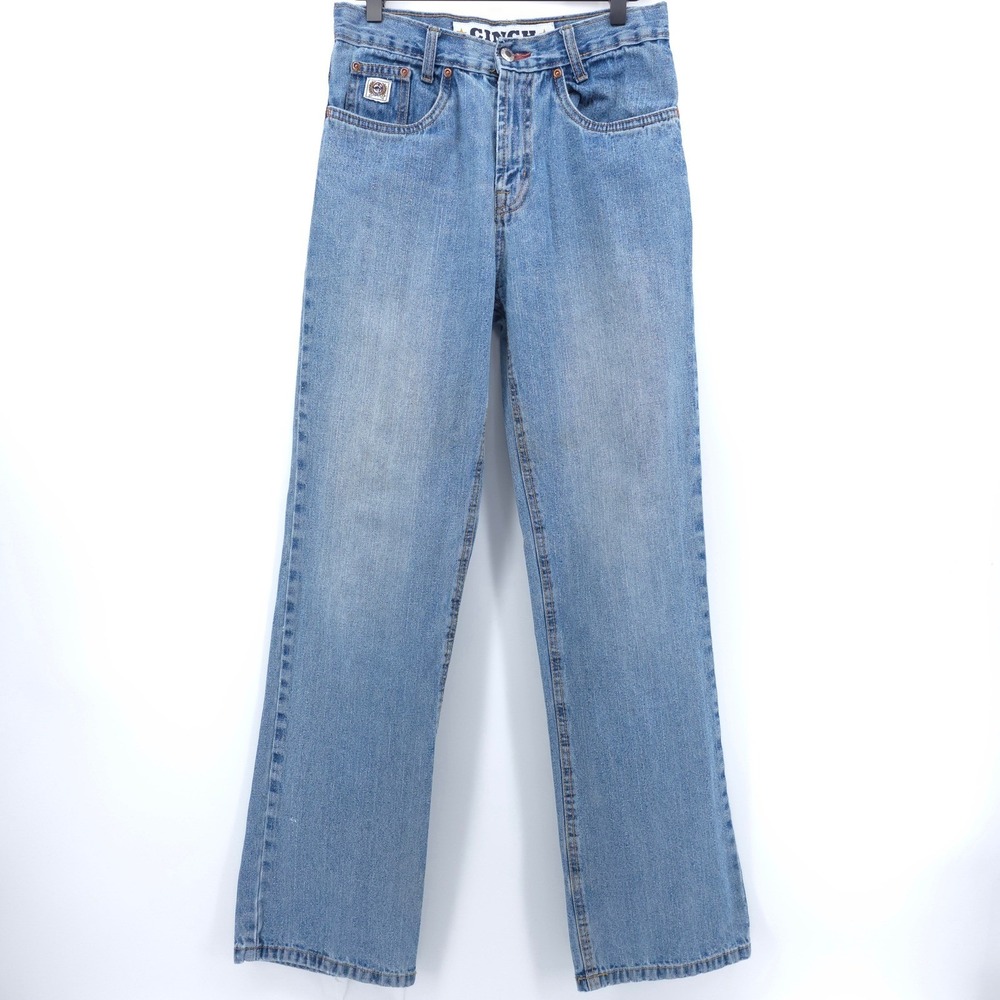 Cinch Boys‎ Jeans Size 18S Light Blue Western Cowboy Denim